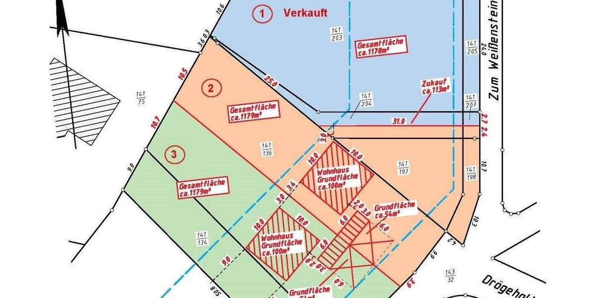 Grundstück Adendorf - 448.000&euro; | Angebot:25701350