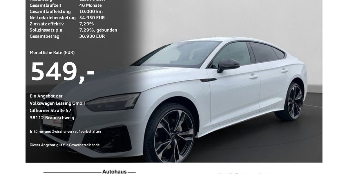 Audi A5 16.900 km 47.390 &euro; Ravensburg 88214