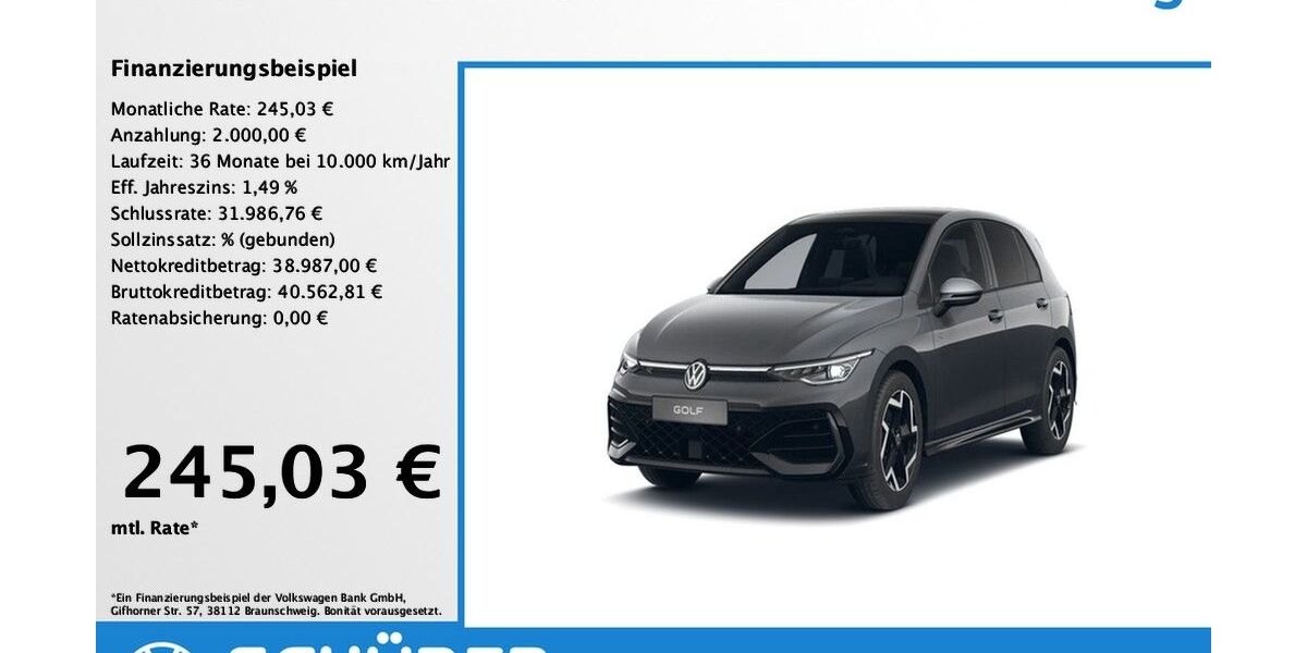 VW Golf 2.903 km 40.987 &euro; Dießen am Ammersee 86911