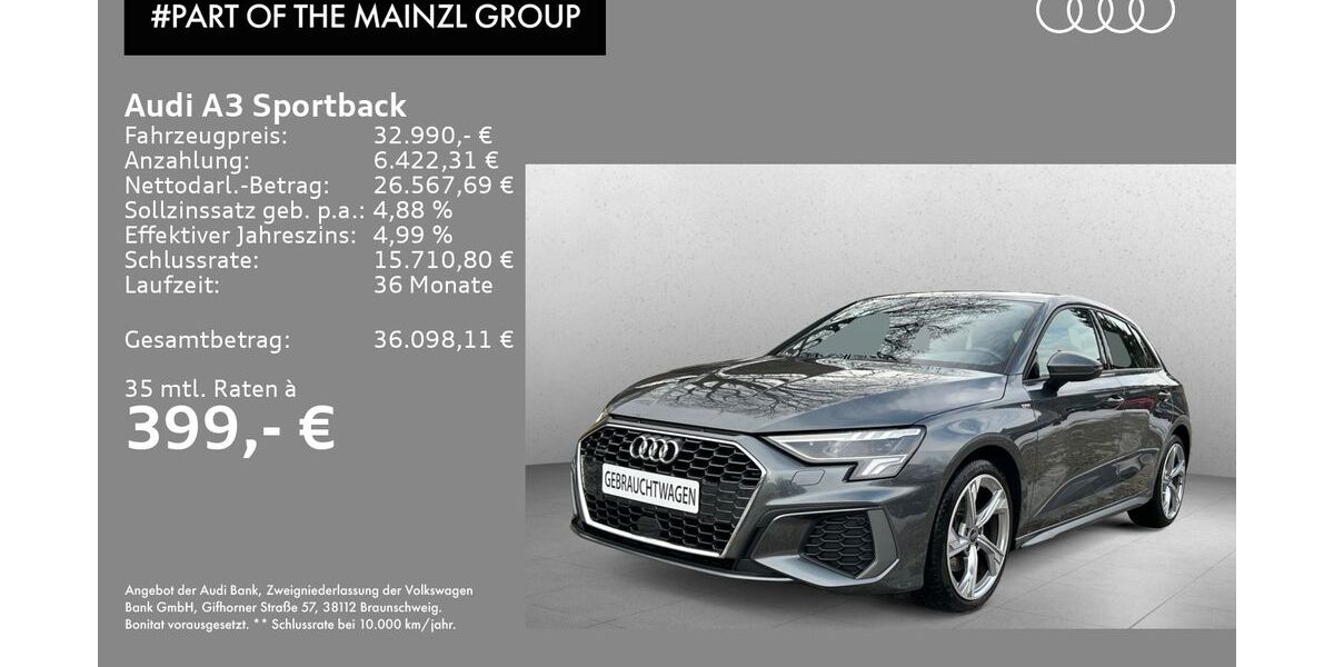 Audi A3 31.736 km 32.420 &euro; Bad Reichenhall 83435