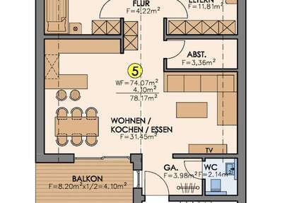 Wohnung Offenbach - 3 Zimmer, 79 m&sup2;, 385.000&euro; | Angebot:24885889