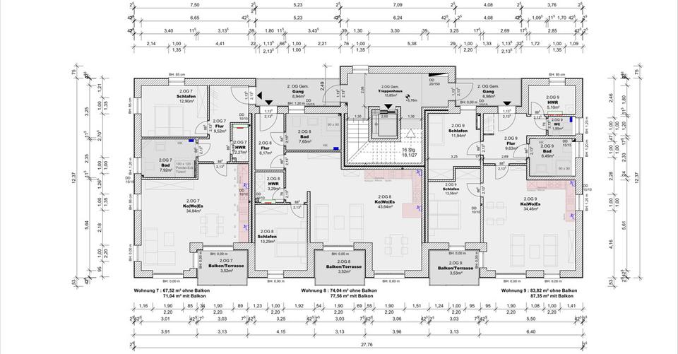 Etagenwohnung Lage - 2 Zimmer, 78 m&sup2;, 720&euro; | Angebot:25055780