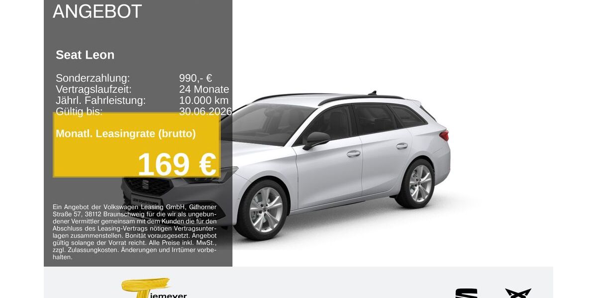 Seat Leon 12.392 km 27.990 &euro; Hemer 58675