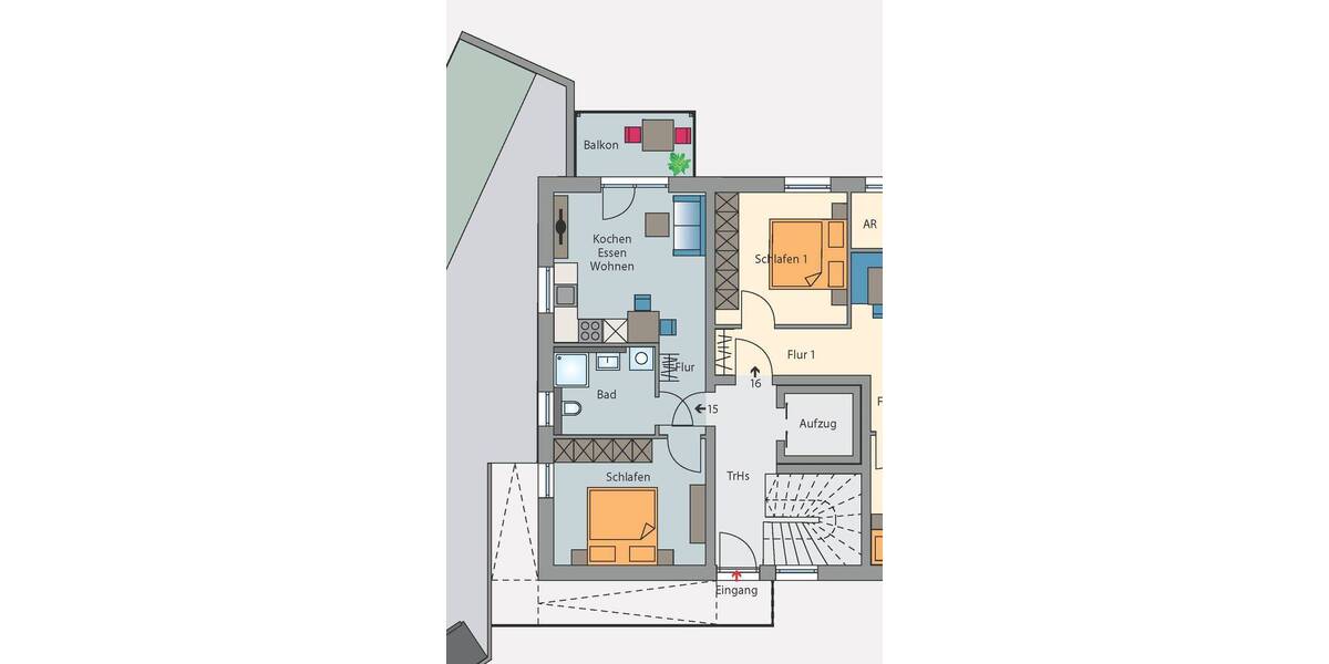Etagenwohnung Pleinfeld Ramsberg - 2 Zimmer, 251.000&euro; | Angebot:26018276