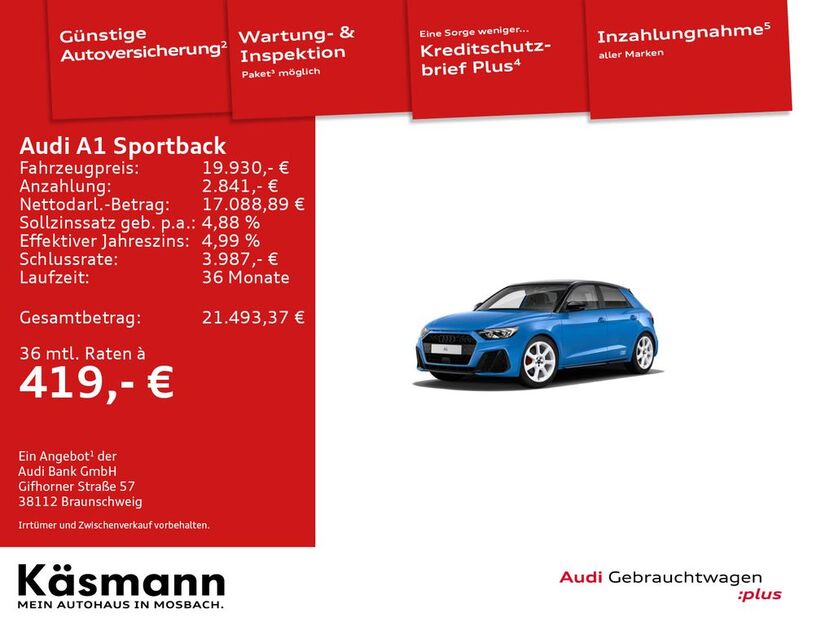 Audi A1 177.122 km 19.930 € Mosbach 74821