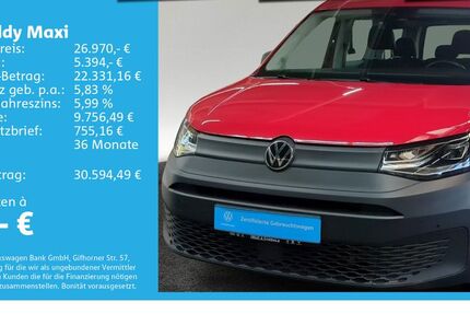VW Caddy Maxi 80.530 km 26.970 &euro; Ulm 89079
