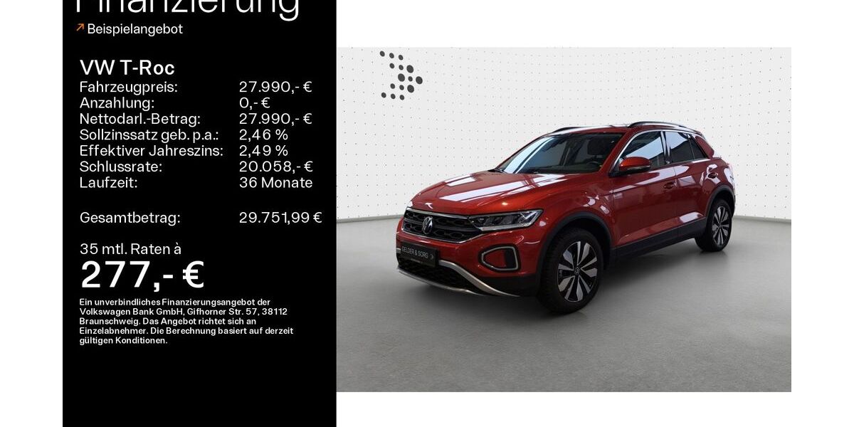 VW T-Roc 5.958 km 27.990 &euro; Coburg 96450