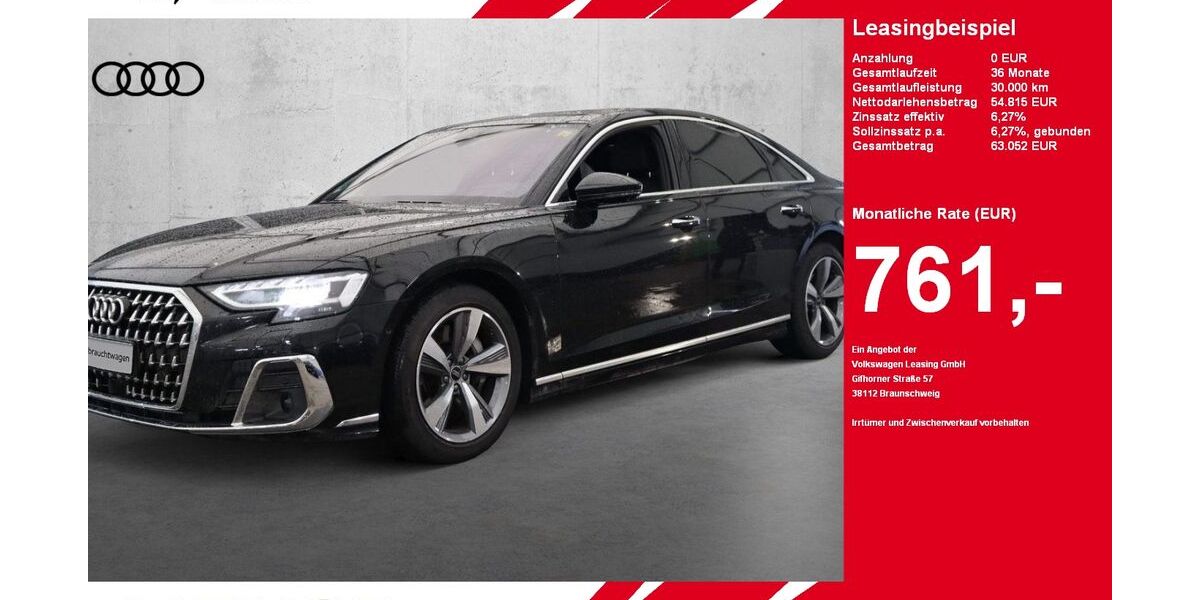 Audi A8 59.800 km 54.815 &euro; Gütersloh 33334