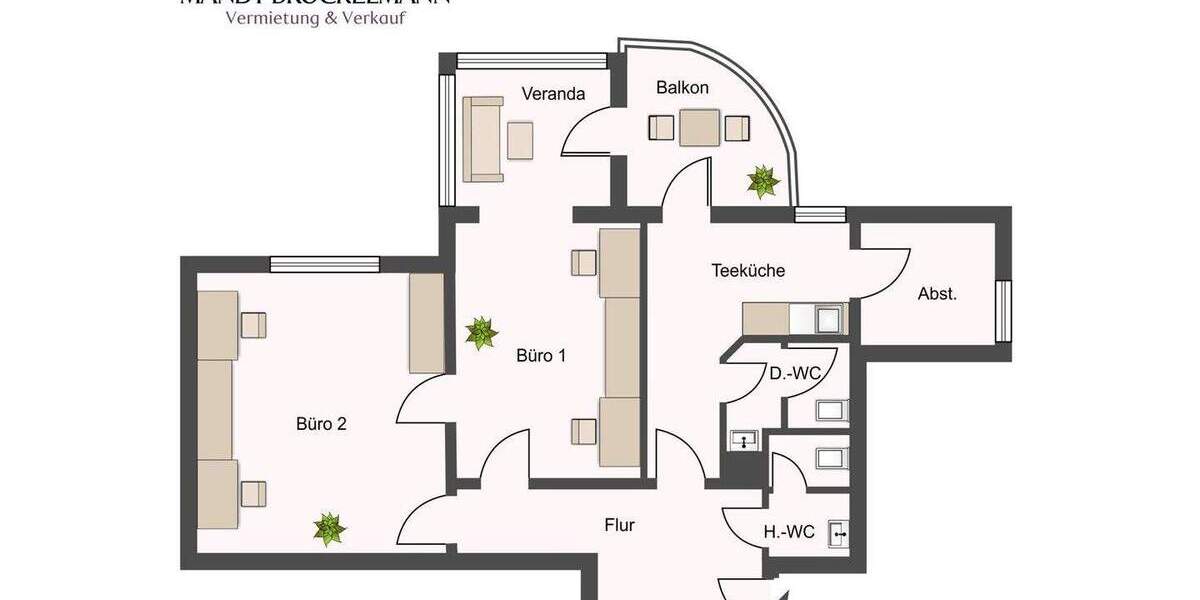 Gewerbeobjekt Stade Altländer Viertel - 2 Zimmer, 69 m&sup2;, 164.800&euro; | Angebot:25692828