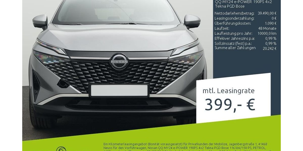 Nissan Qashqai 1.500 km 39.490 &euro; Bremen 28207