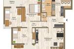 Etagenwohnung Grünwald - 4 Zimmer, 107 m&sup2;, 795.000&euro; | Angebot:25775682
