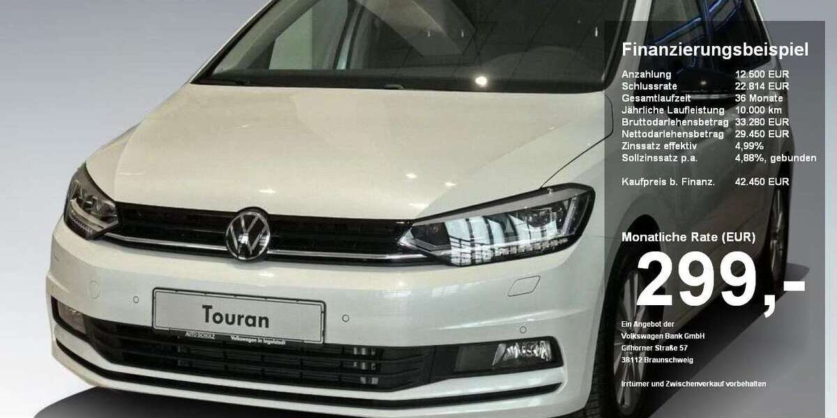 VW Touran 4.800 km 40.450 &euro; Ingolstadt 85053