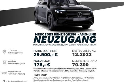 Mercedes-Benz EQB 70.300 km 29.900 &euro; Ebersbach an der Fils 73061