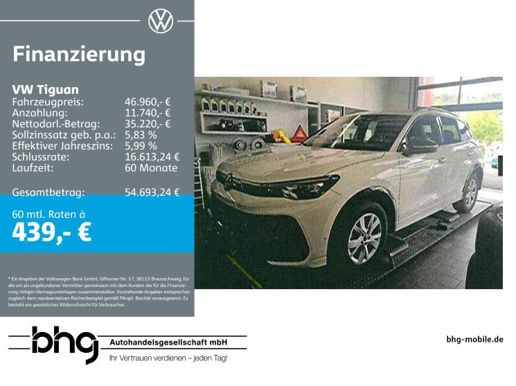 VW Tiguan 6.867 km 46.960 &euro; Tübingen 72072