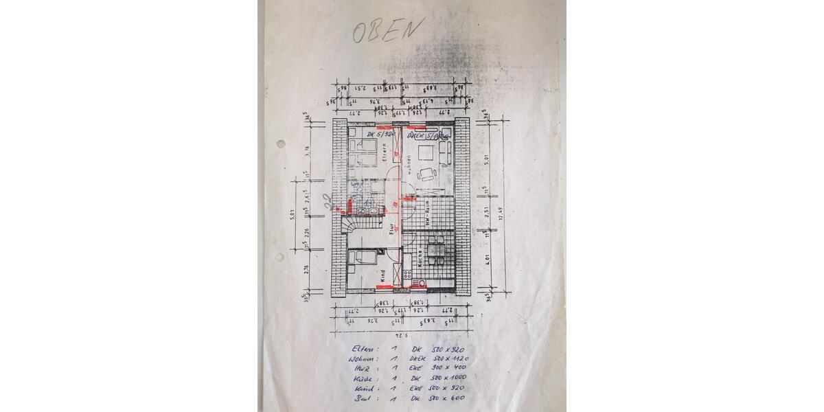 Oberwohnung in Rechtsupweg 1 zimmer