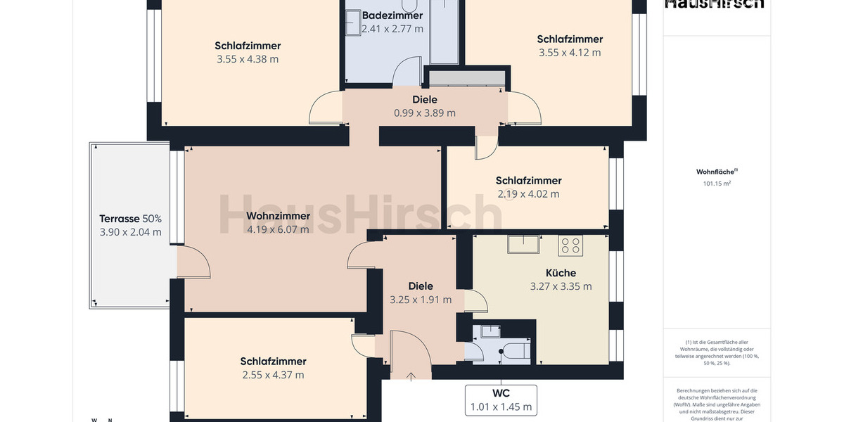 Etagenwohnung Gilching Talhof - 5 Zimmer, 99 m&sup2;, 339.950&euro; | Angebot:25784341