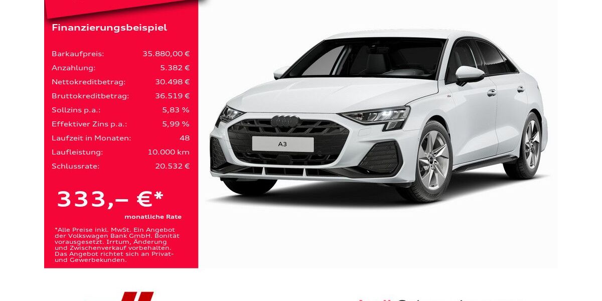 Audi A3 21.407 km 35.880 &euro; Wittenberge 19322