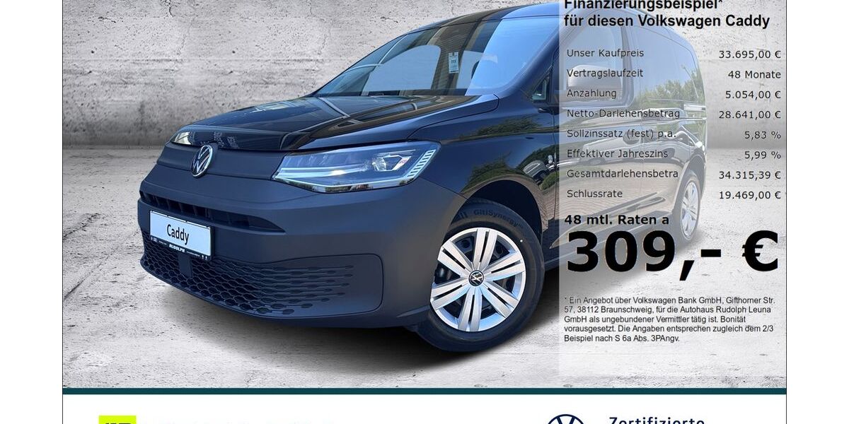 VW Caddy 1.500 km 33.695 &euro; Leuna 06237