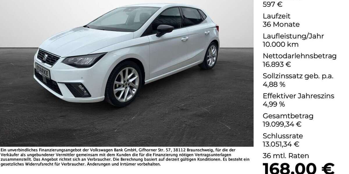 Seat Ibiza 11.140 km 17.290 &euro; Wallenhorst 49134
