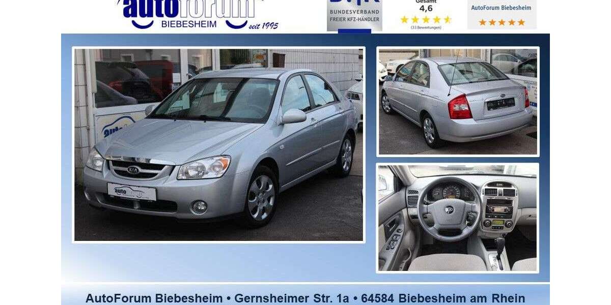Kia Cerato 65.000 km 2.999 &euro; Biebesheim am Rhein 64584