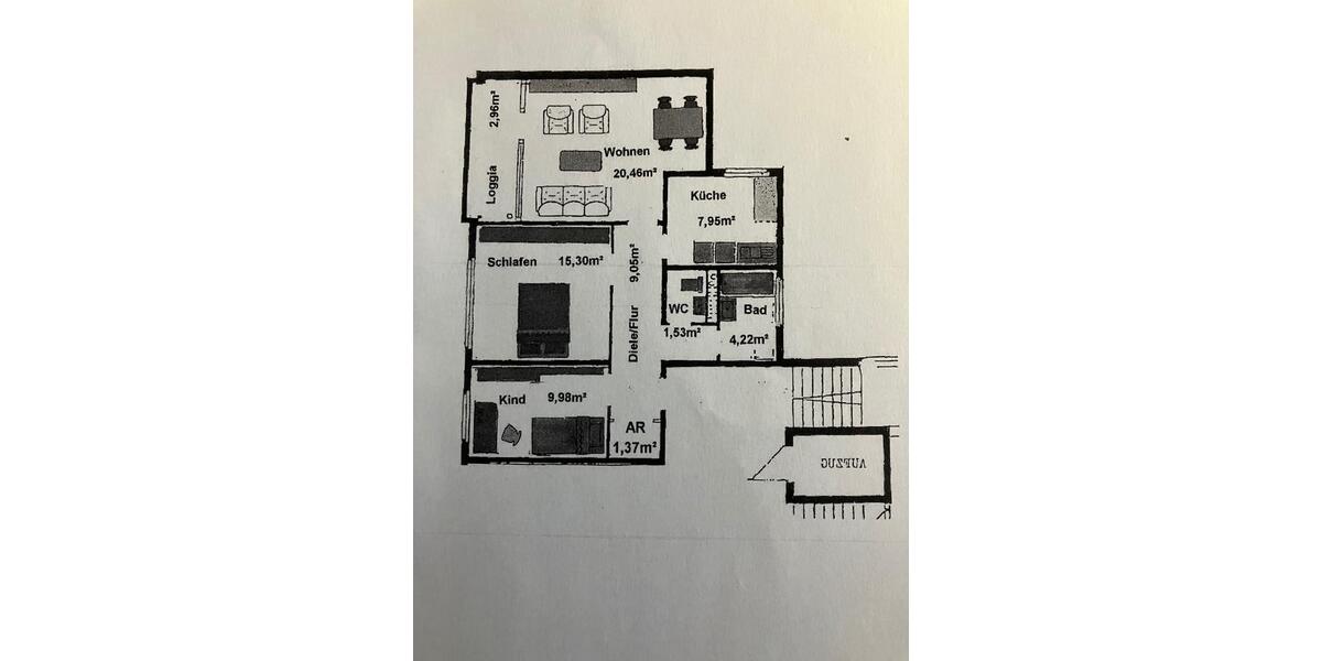 Etagenwohnung Vellmar - 3 Zimmer, 73 m&sup2;, 129.000&euro; | Angebot:25221643