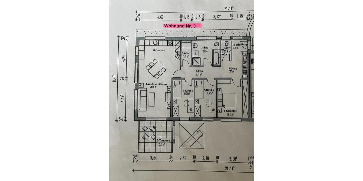 Erdgeschoßwohnung Bad Wurzach - 4 Zimmer, 107 m&sup2;, 398.000&euro; | Angebot:24945192