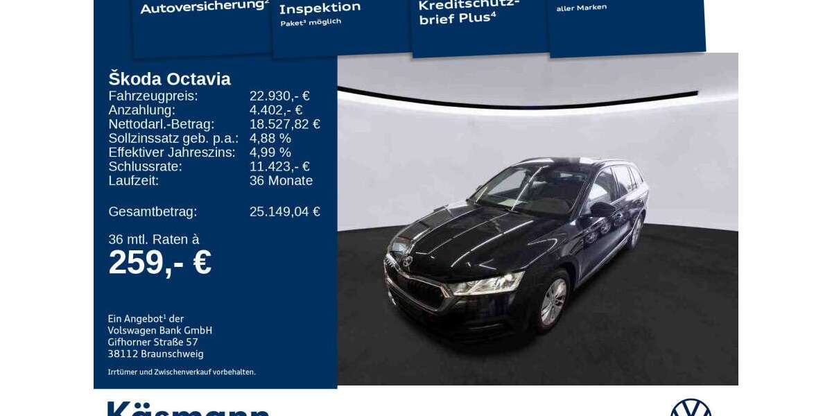 Skoda Octavia 76.944 km 22.930 &euro; Mosbach 74821