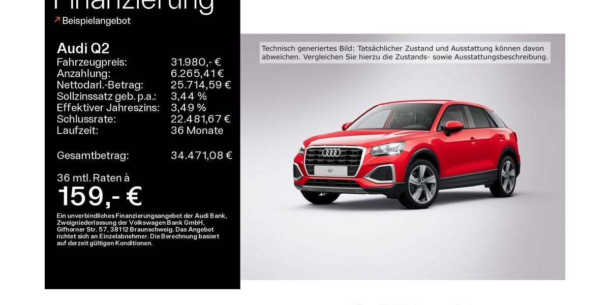 Audi Q2 5.979 km 31.980 € Coburg 96450