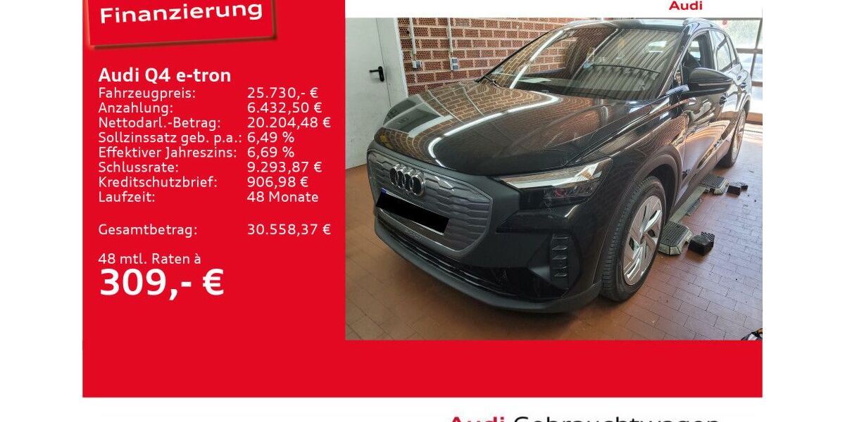 Audi Q4 e-tron 38.198 km 25.730 &euro; Ulm 89073