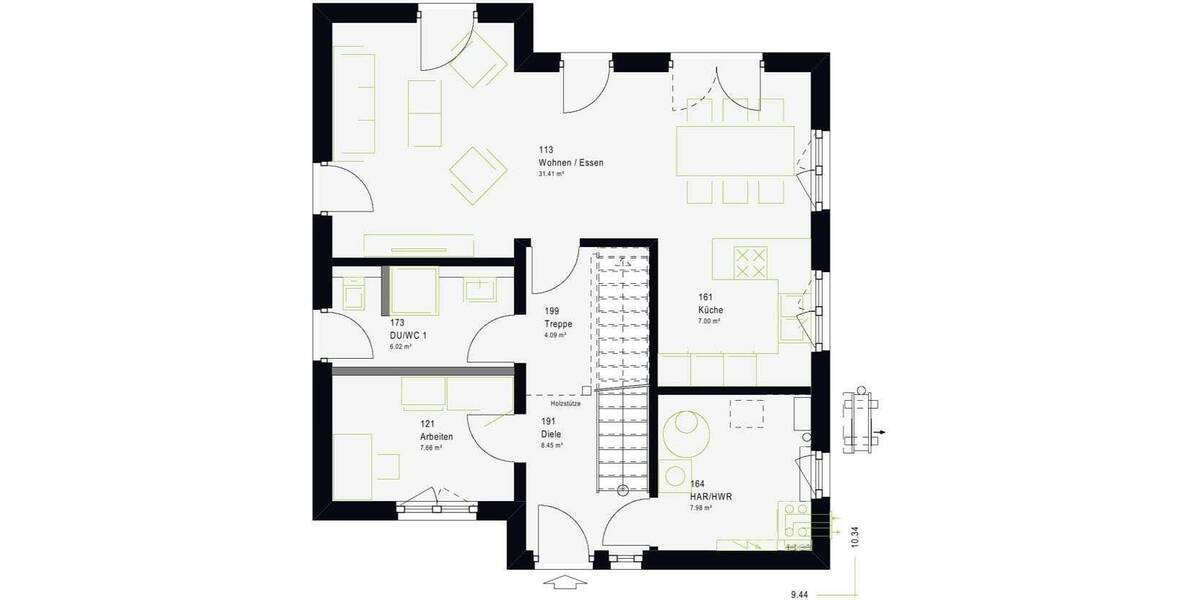 Einfamilienhaus Grevesmühlen - 5 Zimmer, 139 m&sup2;, 390.000&euro; | Angebot:26343524