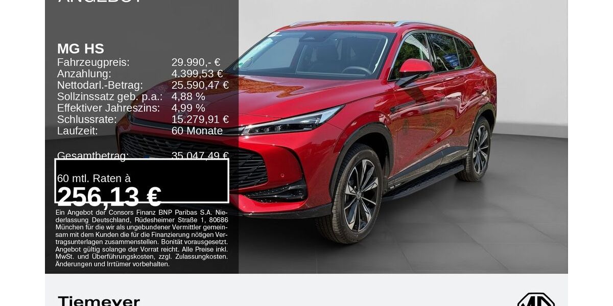 MG HS 9.750 km 29.990 &euro; Hemer 58675