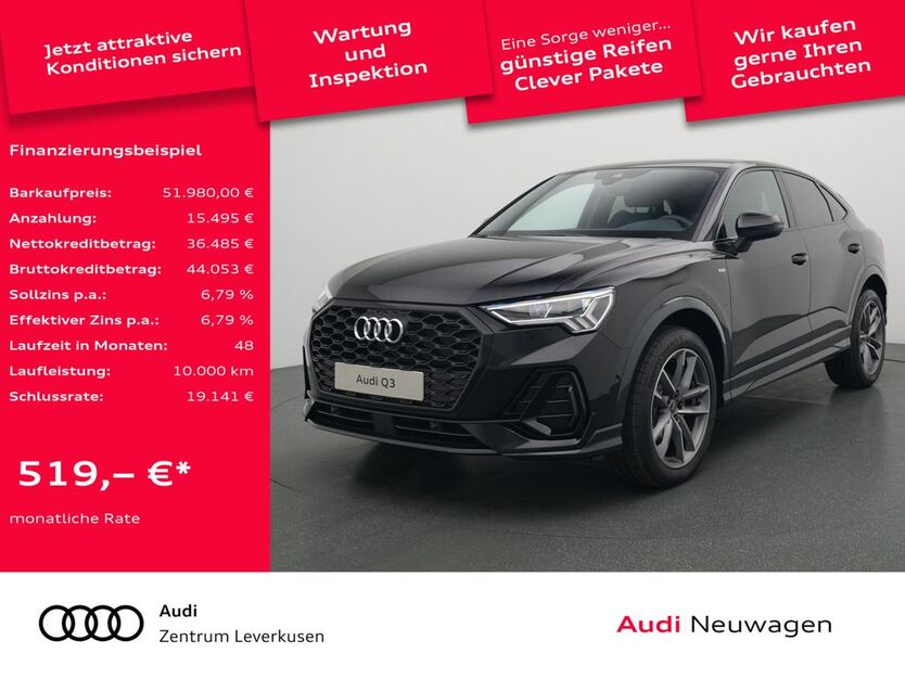 Audi Q3 2.480 km 51.980 € Leverkusen 51373