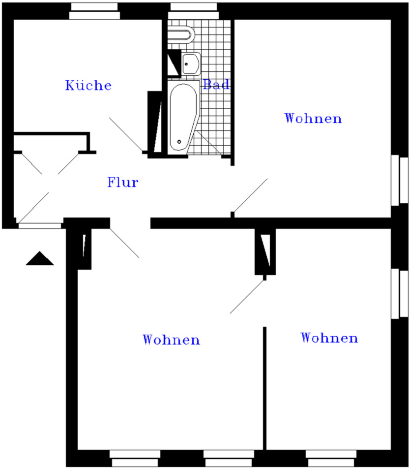 Friesacker Straße 36, 2. Obergeschoss rechts