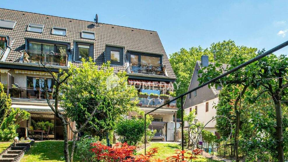 Charmante 3-Zimmer-Eigentumswohnung mit Westbalkon, Gemeinschaftsgarten und Einzelgarage