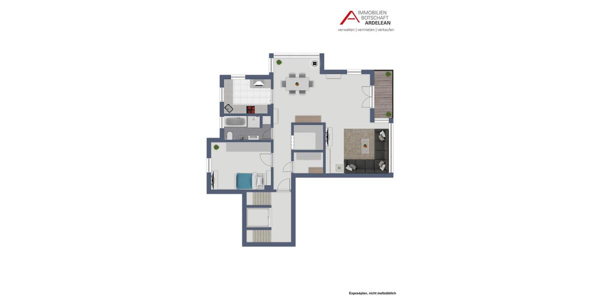 Etagenwohnung Sankt Georgen im Schwarzwald - 2.5 Zimmer, 80 m&sup2;, 690&euro; | Angebot:25570119