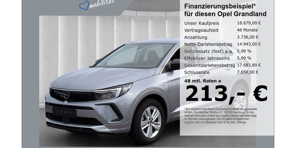 Opel Grandland (X) 27.973 km 17.979 &euro; Ruhstorf 94099