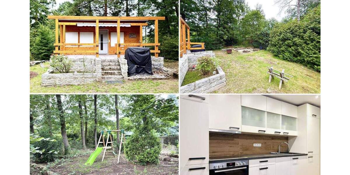 WOCHENENDGRUNDSTÜCK MIT MODERNEM FLACHBAU 2 zimmer