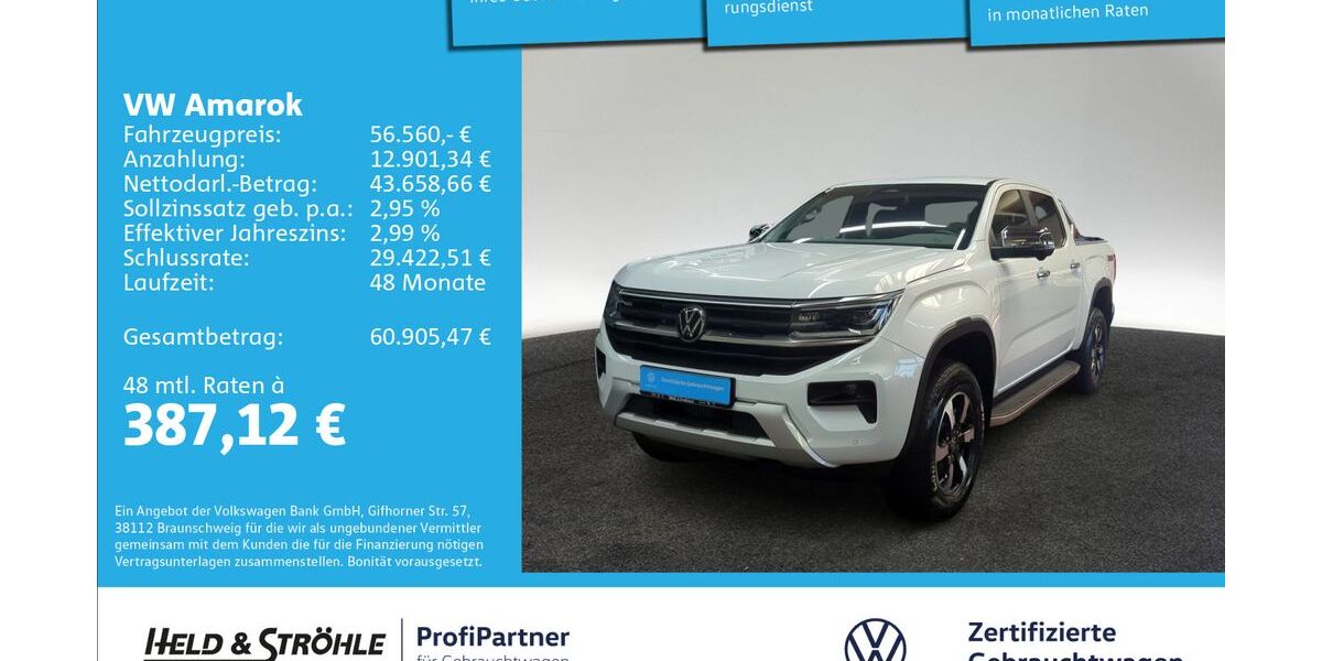 VW Amarok 11.003 km 56.560 &euro; Ulm 89079