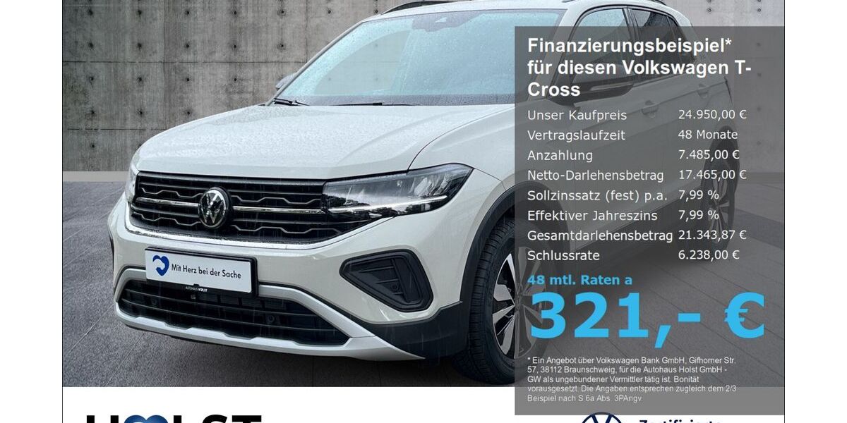 VW T-Cross 1.339 km 24.950 &euro; Scheeßel 27383