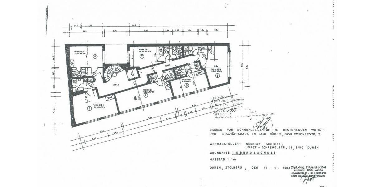 Etagenwohnung Düren Distelrath - 1 Zimmer, 22 m&sup2;, 49.900&euro; | Angebot:26576070