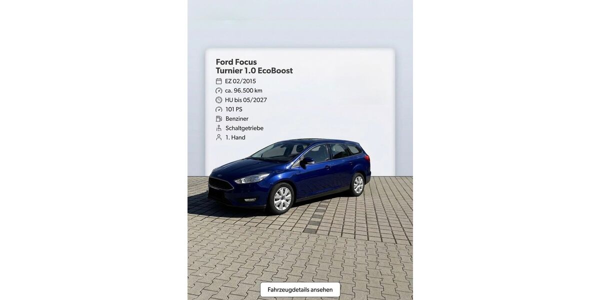 Ford Focus 96.500 km 7.100 &euro; Mühldorf am Inn 84453