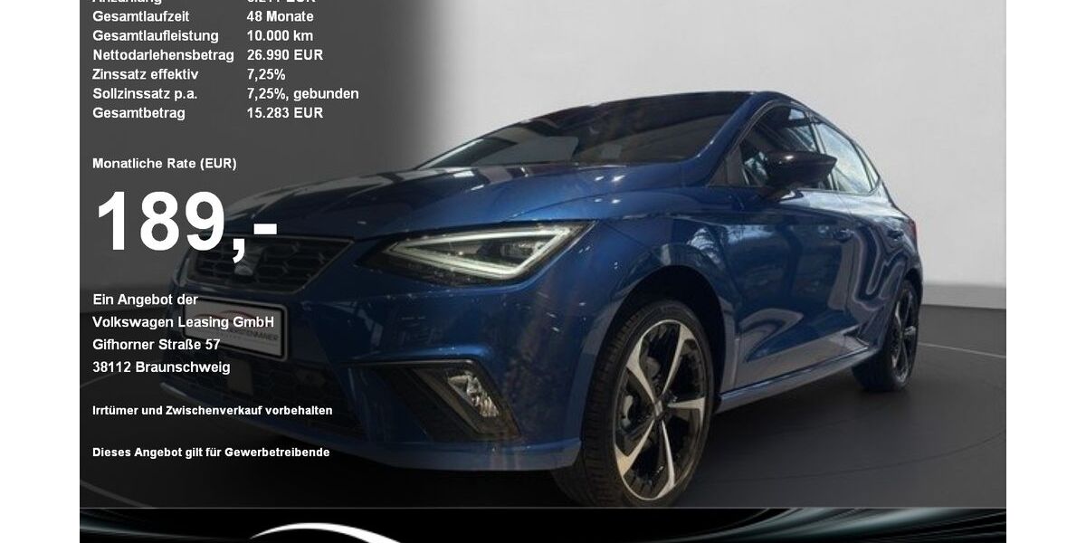 Seat Ibiza 4.000 km 26.990 &euro; Gaggenau 76571