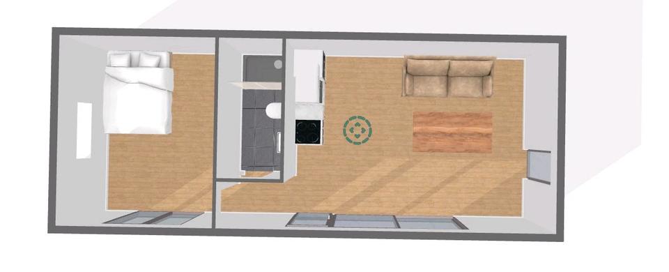 Bungalow Naunhof - 2 Zimmer, 40 m&sup2;, 725&euro; | Angebot:26068829
