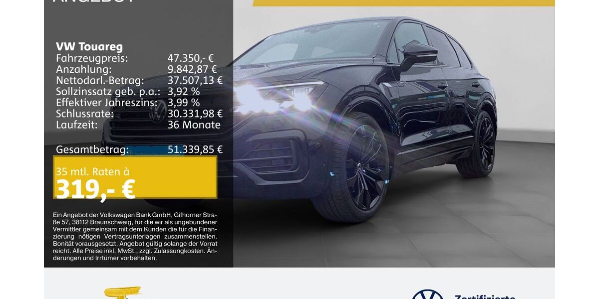 VW Touareg 70.315 km 46.350 &euro; Herne 44653
