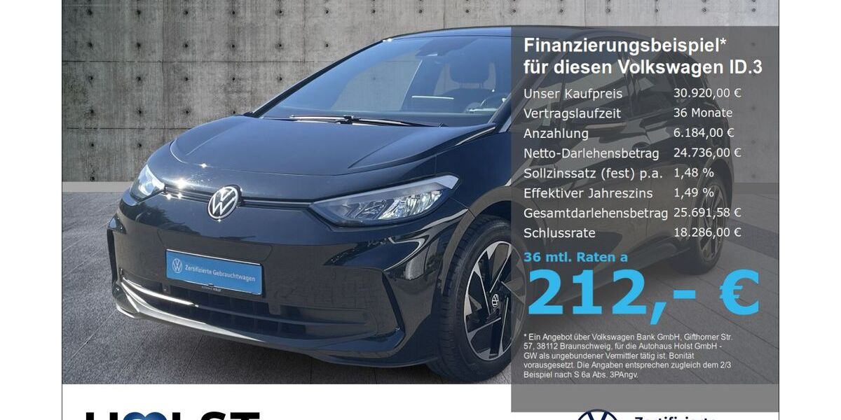 VW ID.3 24.344 km 29.920 &euro; Scheeßel 27383