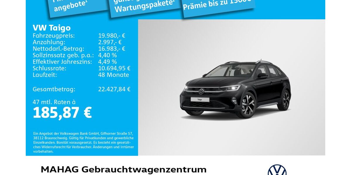 VW Taigo 59.075 km 19.980 &euro; München 80935