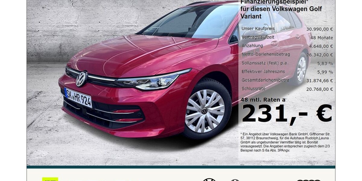 VW Golf 12.300 km 30.990 &euro; Leuna 06237