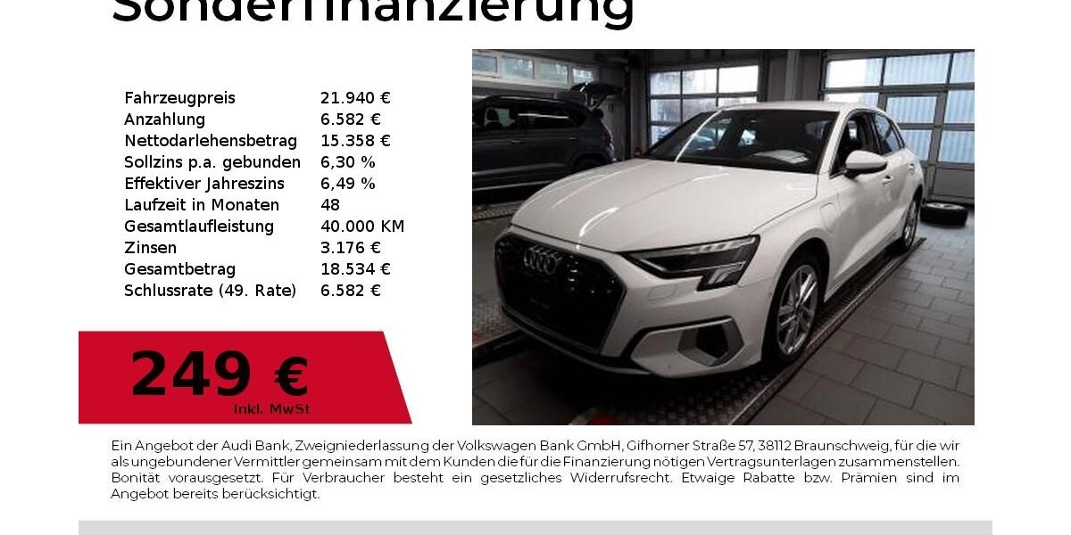 Audi A3 48.400 km 21.940 &euro; Nürnberg 90411