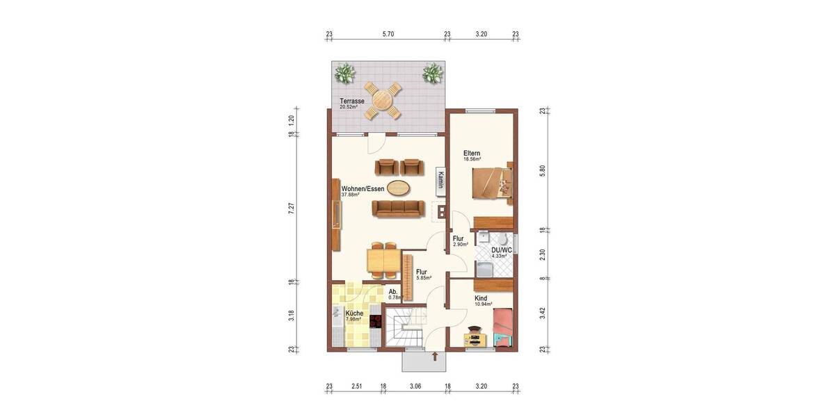 Etagenwohnung Ahlen Innenstadt - 3 Zimmer, 92 m&sup2;, 230.000&euro; | Angebot:25745412