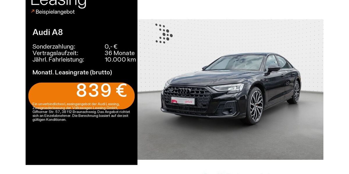 Audi A8 28.800 km 63.980 € Schweinfurt 97424